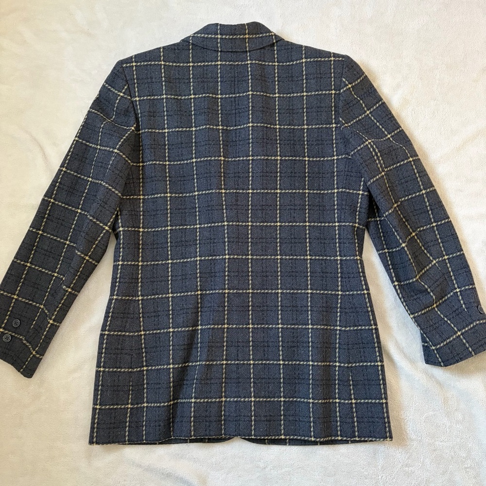 Vintage Pendleton Wool Plaid Blazer Jacket - Picture 2 of 14